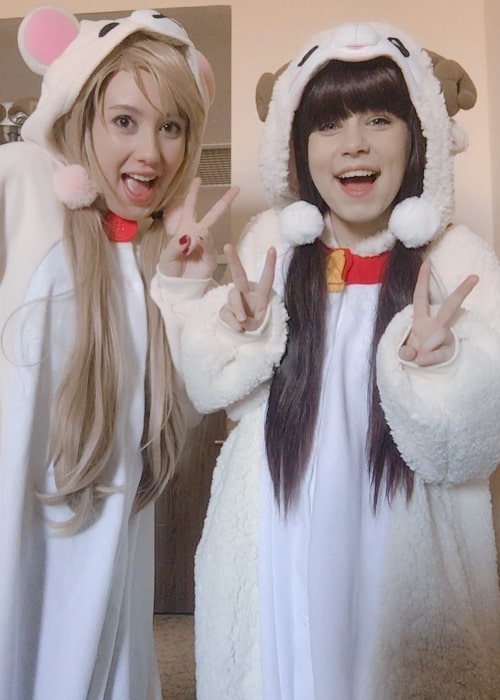 Nyannyancosplay as seen in a picture taken with her friend Erika O’Leary in March 2018