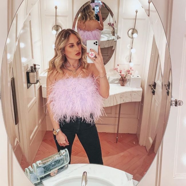 Rosie Fortescue as seen in February 2020