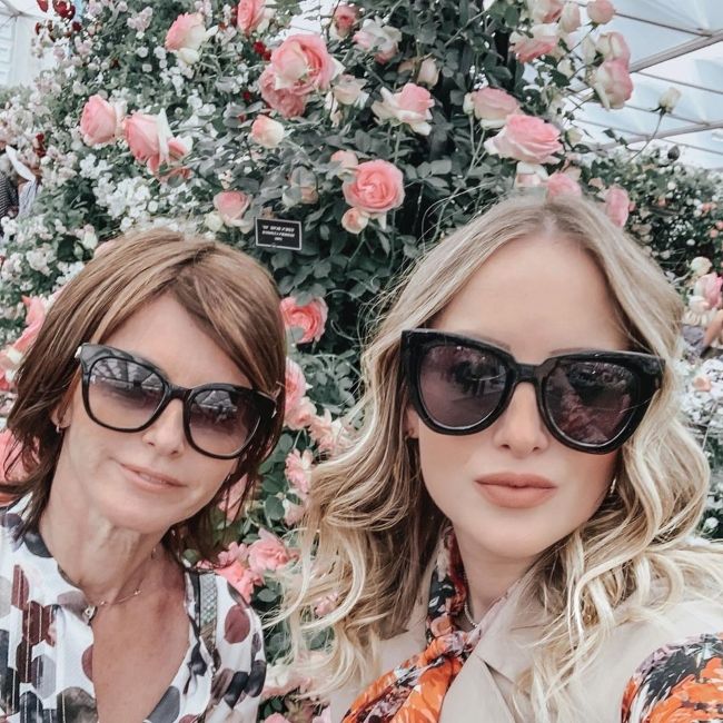 Rosie as seen with her mother in May 2019