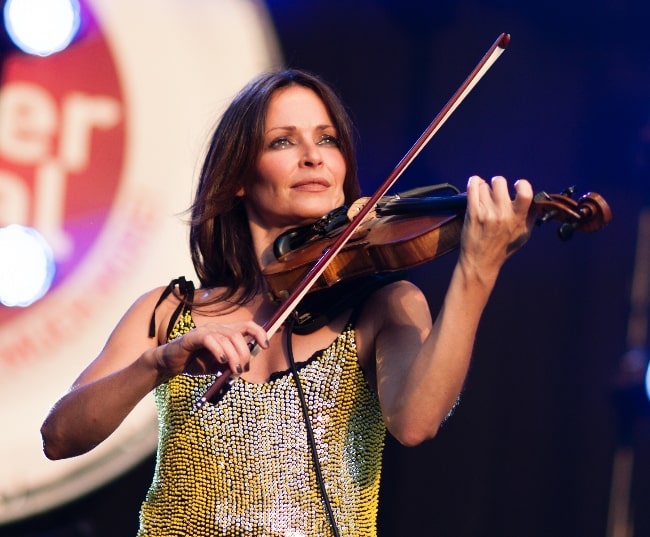 Sharon Corr as seen while performing at the 2012 Brussels Summer Festival