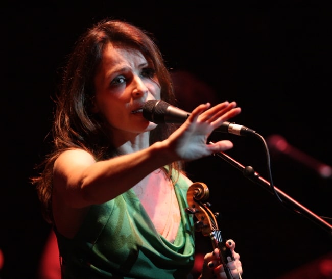 Sharon Corr at the State Theatre located in Sydney, Australia in January 2012