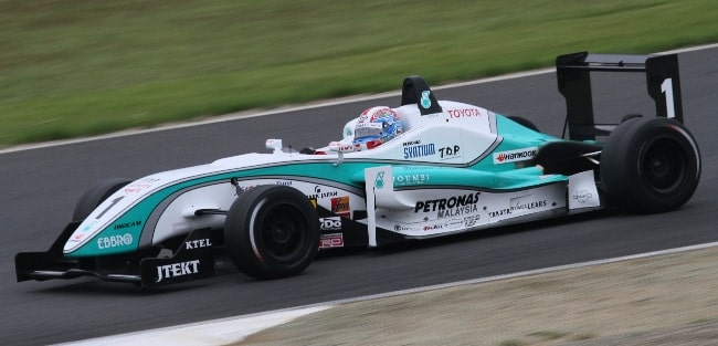 Yuji Kunimoto en route to his fourth successive victory of the 2010 All-Japan Formula Three season at Motegi