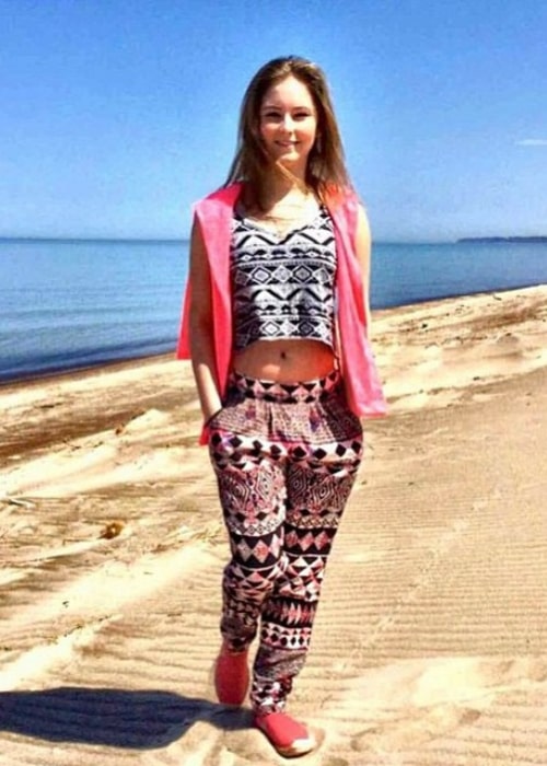 Yulia Lipnitskaya as seen in an Instagram Post in April 2015