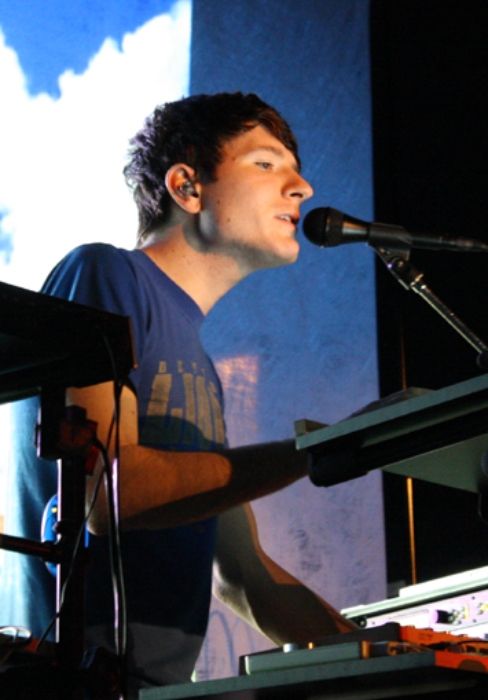 Adam Young performing at the Bowery Ballroom in 2009