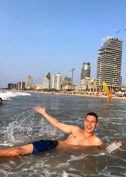 Adam Zdrojkowski as seen in a picture that was taken in Tel Aviv, Israel in October 2019