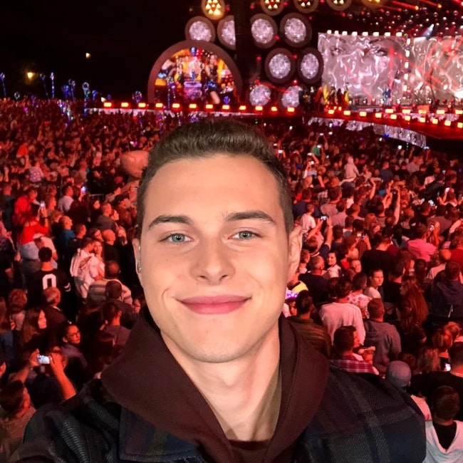 Adam Zdrojkowski as seen in a selfie that was taken in September 2019