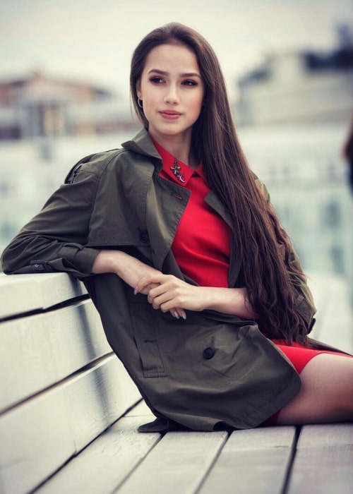 Alina Zagitova as seen in an Instagram Post in April 2019