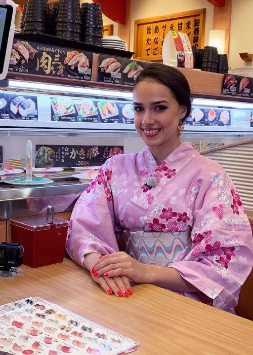 Alina Zagitova as seen in an Instagram Post in July 2019