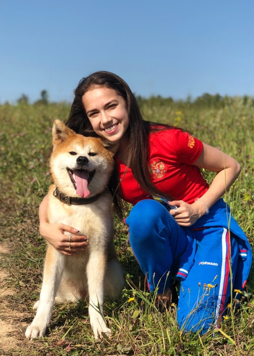 Alina Zagitova as seen in an Instagram Post in September 2018