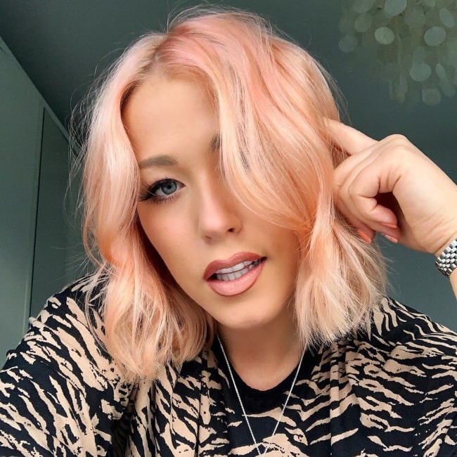 Amelia Lily as seen in a selfie that was taken in August 2020