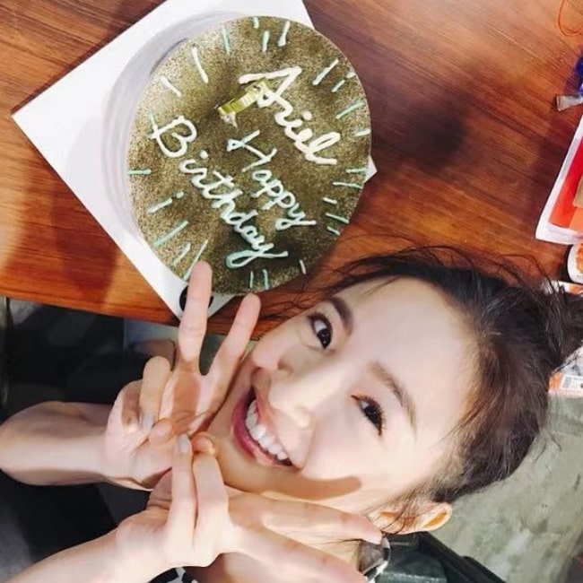 Ariel Lin as seen in a picture that was taken on the day of her birthday on October 29, 2019