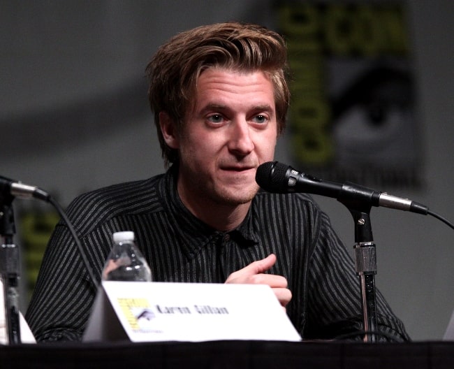 Arthur Darvill as seen while speaking at the 2012 San Diego Comic-Con International in San Diego, California