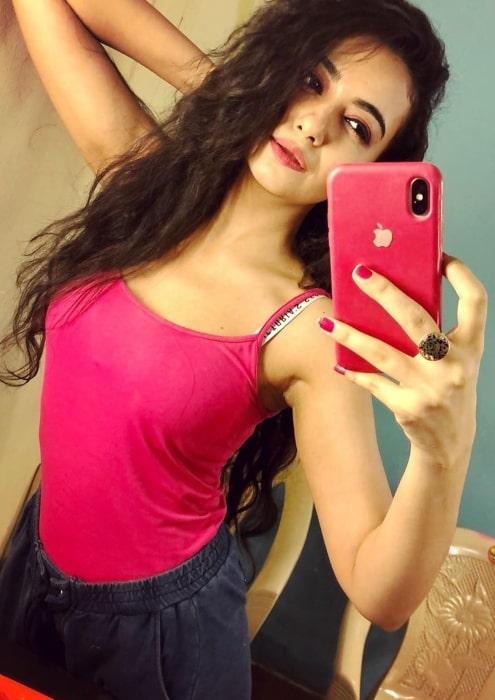 Bhoomika Mirchandani sharing her candid selfie in August 2020