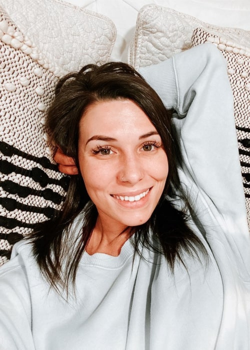 Britneyandbaby in an Instagram selfie from February 2020