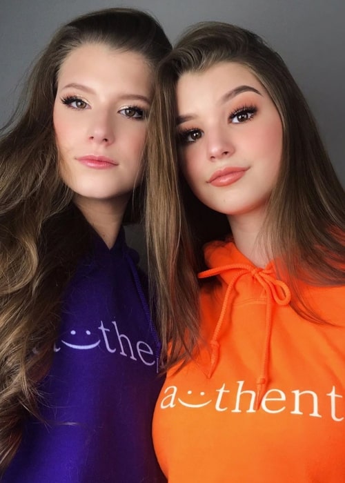 Brooke Monk as seen in a selfie that was taken with her sister Audra Monk in February 2020