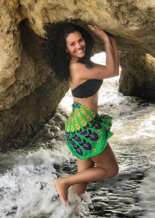 Carmen Serano as seen in a picture that was taken at the El Matador Beach in Malibu in April 2019