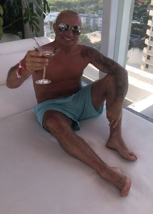 Darren Barker as seen in a picture that was taken at the 1 Hotel South Beach in June 2019