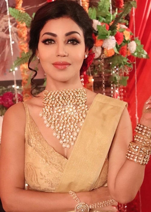 Debina Bonnerjee as seen while posing for the camera in 2020