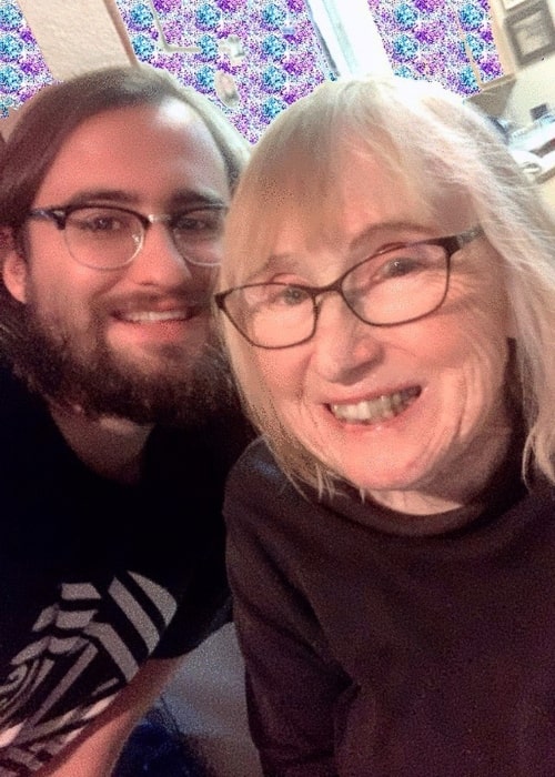 Drew Monson as seen in a selfie that was taken with his grandmother in November 2019