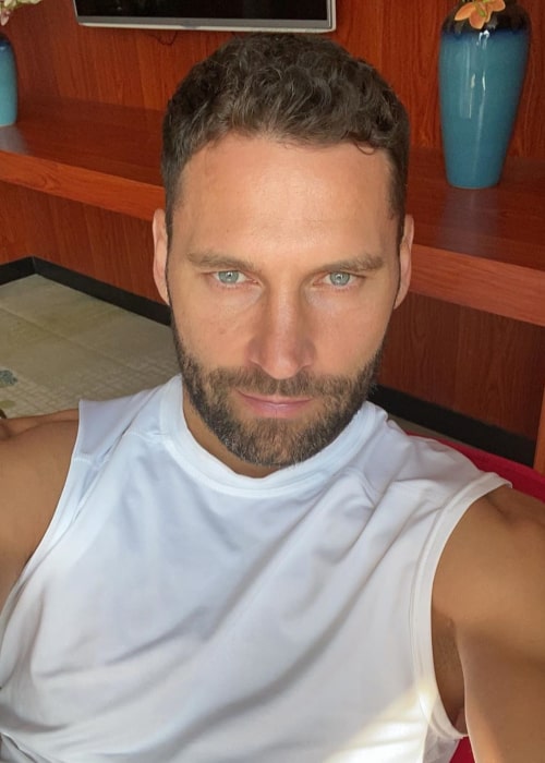 Duško Tošić in an Instagram selfie from July 2020