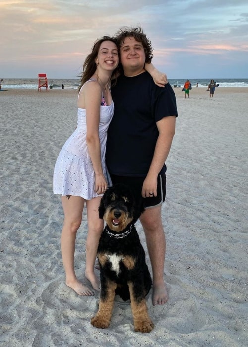 Emmyn Calleiro as seen in a picture that was taken his wife Dani Cimorelli and their dog Norman in St. Augustine, Florida in July 2020