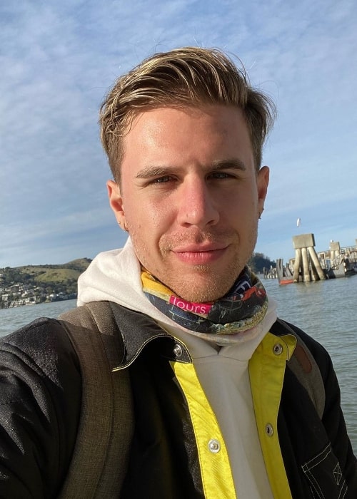 Eric Mondo as seen while taking a selfie in San Francisco, California in January 2020