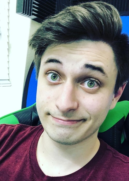 FavreMySabre as seen in a selfie that was taken in April 2018