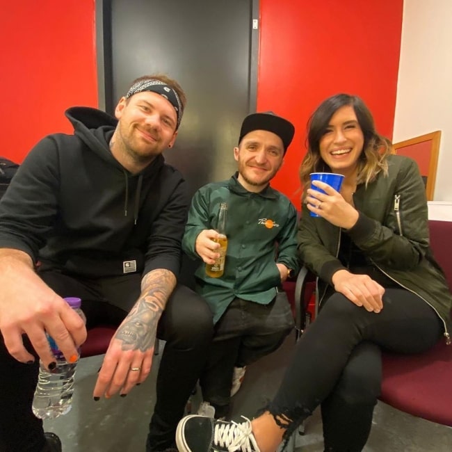 From Left to Right - Caleb Shomo, Leigh Gill, and Fleur Shomo in March 2020