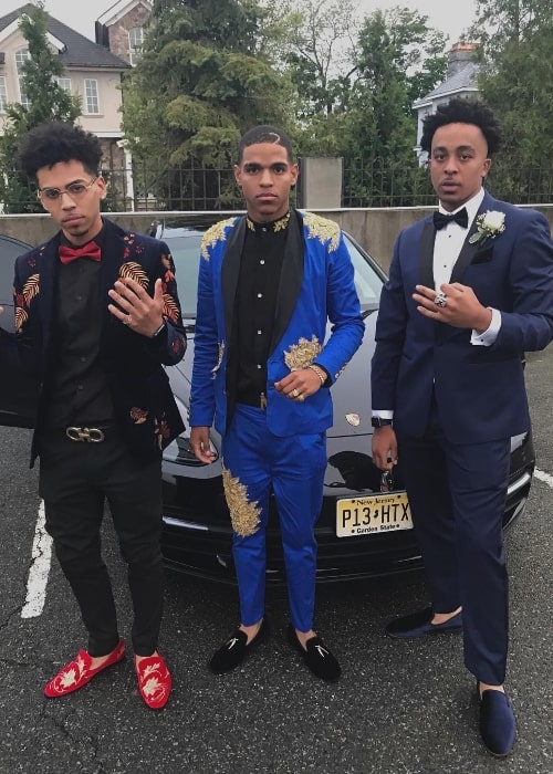 From Left to Right - Geo John, Rey DiCaprio, and Chase Johnson posing for the camera in May 2018