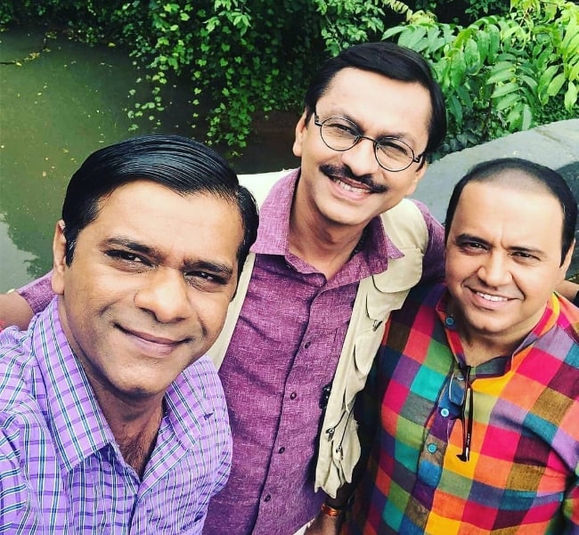 From Left to Right - Tanmay Vekaria, Shyam Pathak, and Mandar Chandwadkar in a selfie