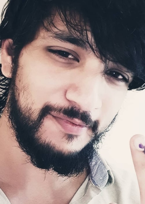 Gautham Karthik as seen in a selfie that was taken in April 2019