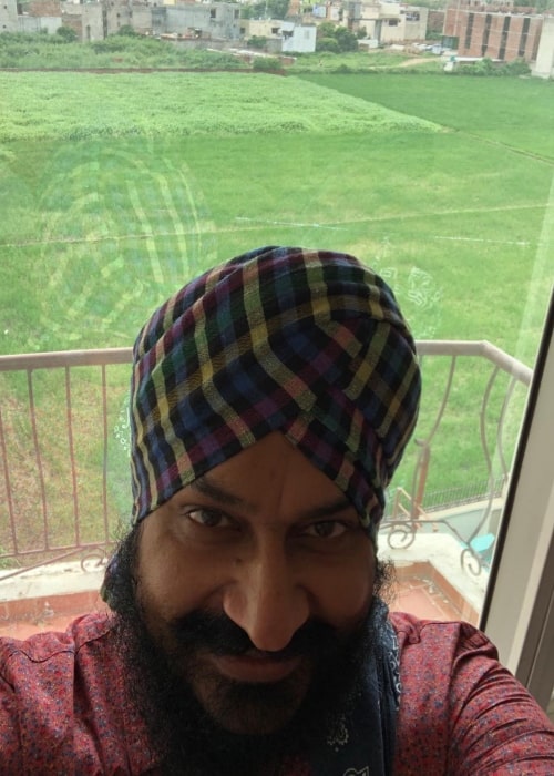 Gurucharan Singh as seen in a selfie that was taken in August 2020