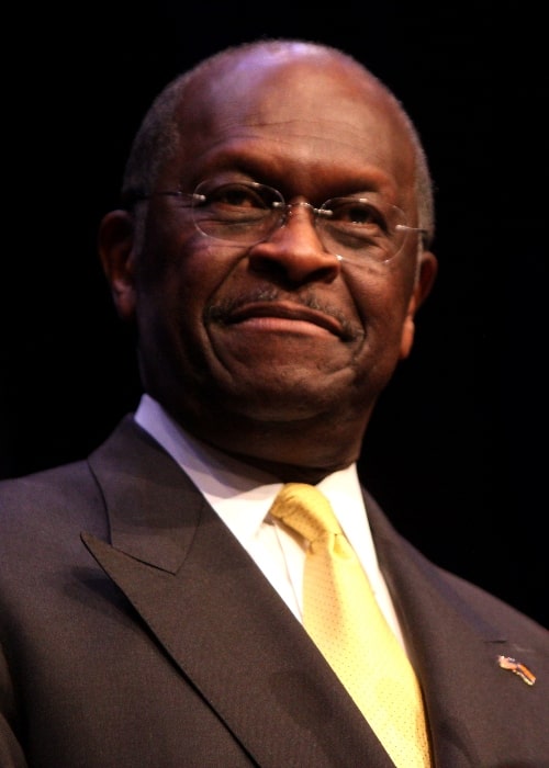 Herman Cain speaking at a fundraiser in Richmond, Virginia in October 2011