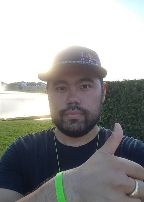 Hikaru Nakamura in an Instagram selfie from June 2017