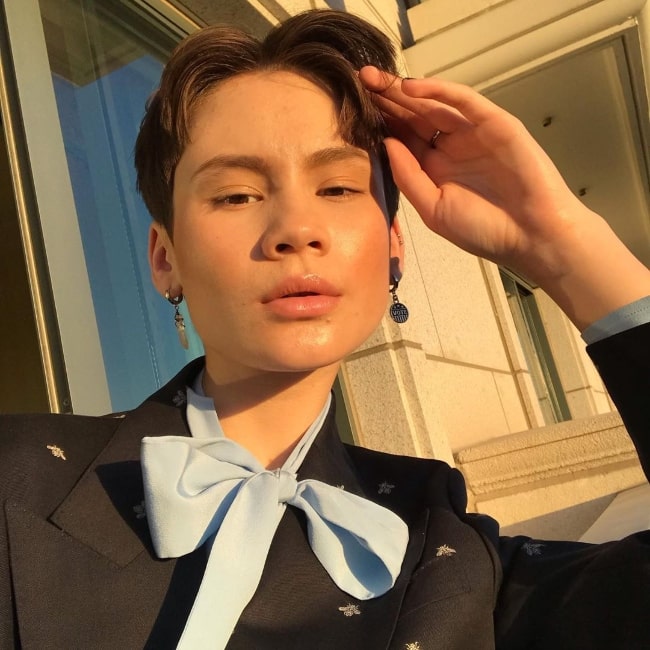 Ian Alexander as seen while clicking a sun-kissed selfie in Salt Lake City, Utah in July 2019