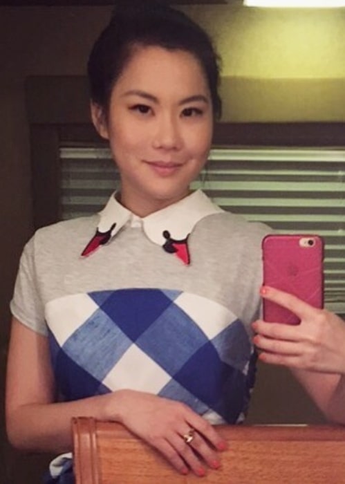 Irene Choi sharing her selfie in February 2018
