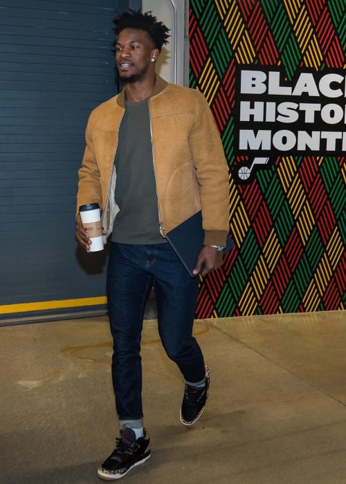 Jimmy Butler as seen in an Instagram Post in February 2020