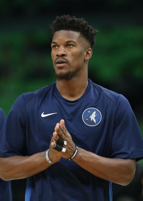 Jimmy Butler as seen in an Instagram Post in March 2018