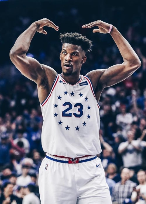 Jimmy Butler as seen in an Instagram Post in May 2019