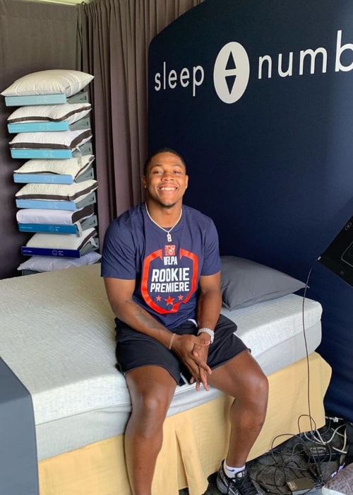 Josh Jacobs as seen in an Instagram Post in April 2019