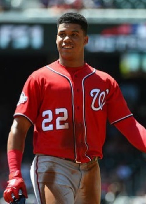 Juan Soto as seen in an Instagram Post in October 2018