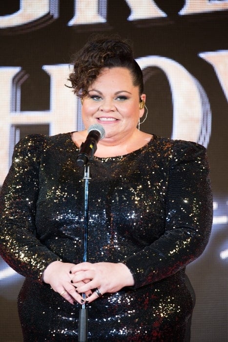 Keala Settle pictured at 'The Greatest Showman' premiere in Japan on February 13, 2018