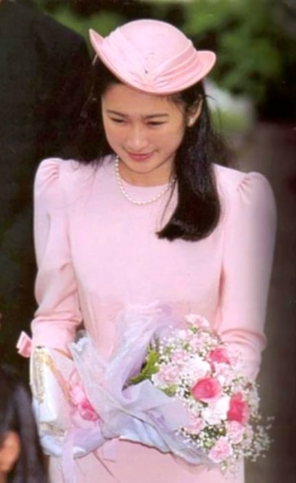Kiko, Princess Akishino as seen as a newly engaged in 1990