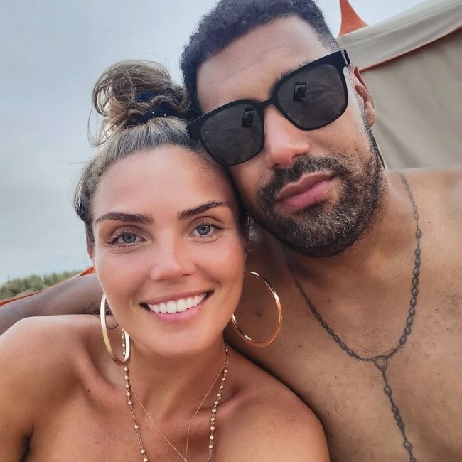 Kim Feenstra and Stanley Tailor as seen together in August 2020