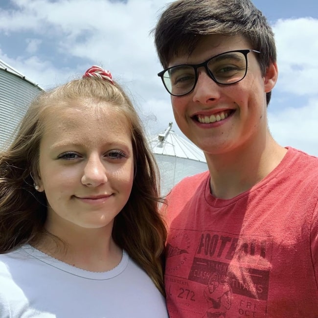 Landon Clifford as seen in a picture that was taken with his wife social media star Camryn Turner in July 2019