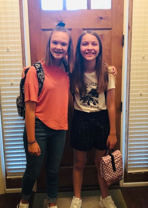 Macey Greer as seen in a picture that was taken with her sister Hailey Greer in August 2019