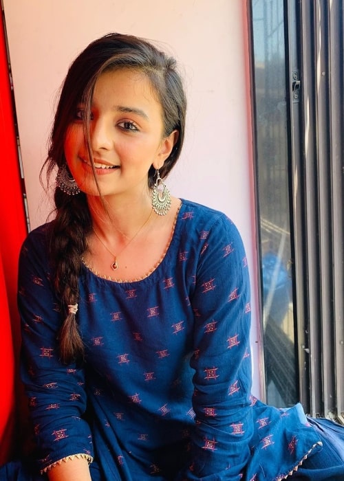 Mahima Makwana as seen while smiling for a picture in June 2020