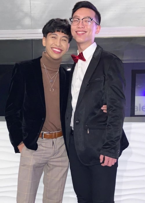 Marc Elvin Morales as seen in a picture that was taken at Huntington Bay Club with his boyfriend Jason in December 2019