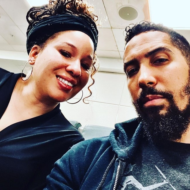 Neil Brown Jr. with his wife in Jauary 2020 wishing everyone a happy new year