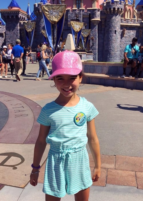 Presley Walker as seen in a picture that was taken at Disneyland on the day of her birthday August 2019